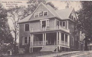 Maine Lewiston Home Of The President Bates College Albertype