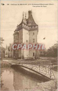 Old Postcard Meillant Chateau near St Amand Montrond Cher View from the park