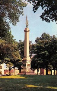 WAUKEGAN, Illinois IL    SOLDIERS & SAILORS MONUMENT~Civil War   1966 Postcard