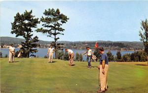 Golf Course Concord Hotel Kiamesha Lake New York 1964 postcard