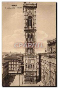 Italy Italia Firenze Old Postcard Il Campanile (Giotto)