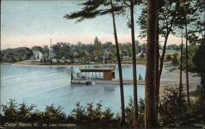 Charlotte Vermont VT Cedar Beach 1900s-10s Postcard