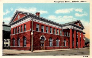 Richmond, Indiana - The Pennsylvania Railway Station - c1920