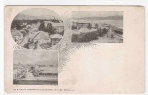 Kingston Jamaica Multi View 1905c postcard