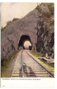 Morrisey Rock on Intercolonial Railway Tracks, New Brunswick