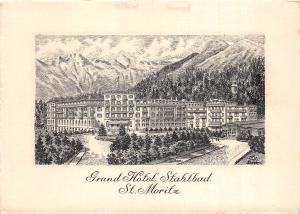 BR36374 Grand Hotel Stahlbad St Moritz     Switzerland 13