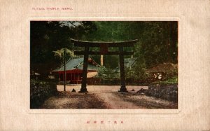 Japan Futura Temple Nikko Vintage Postcard 08.51