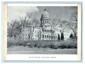 1927 State House, Augusta, Maine ME Vintage Unposted Postcard 