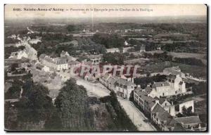 Old Postcard Sainte Anne of Auray View of the Village took the Basilica Bell