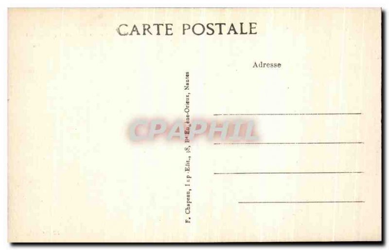 Postcard Old Guerande Collegiale Saint Aubin