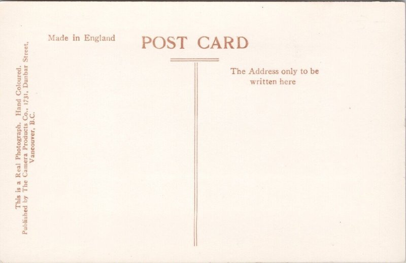 Port Alberni BC Third Avenue British Columbia Imperial Sign RPPC Postcard H60