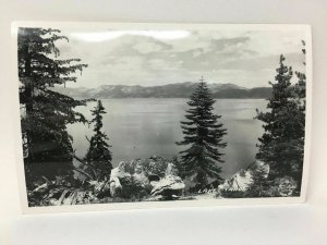 Lake Tahoe Calif NV CA RPPC Frashers Fotos Postcard Real Photo EKC