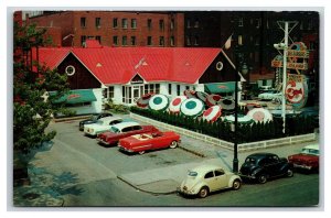 Chez Desjardins Restaurant Montreal Quebec UNP Blank Back Chrome Postcard N24