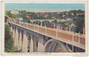 Rivermont Bridge and D Street Viaduct, Lynchburg,  Virginia, 10-20s