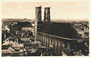 Germany München Frauenkirche Munich Vintage RPPC 03.68