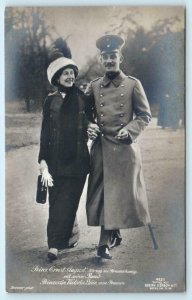 RPPC  PRINZ ERNST AUGUST & Prinzessin Victoria Luise ~ ROYALTY c1910s Postcard