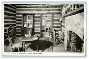 1939 Henry Onstot's Residence New Salem State Park Petersburg Illinois Postcard 