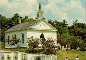 Canada Ontario Kitchener Doon Pioneer Village Restored White Church