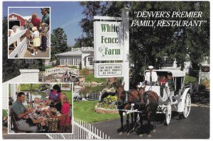 US Colorado. White Fence Farm, Lakewood.  Mint Card. Beautiful Colorado.