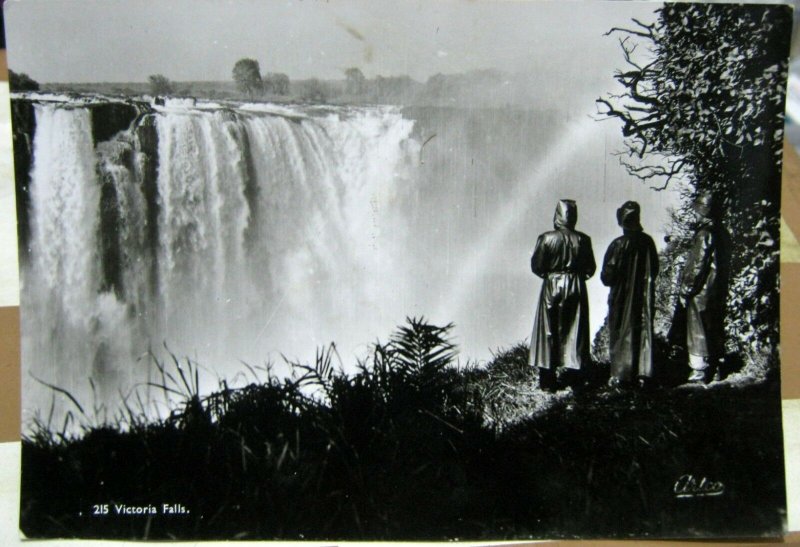 Zimbabwe Victoria Falls RPPC - unposted