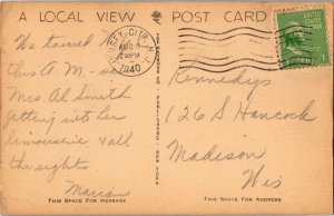 Wm. L. Dickinson High School, Jersey City NJ c1940 Vintage Postcard S02