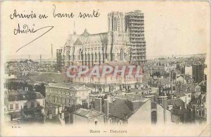 Postcard Reims Old Panorama