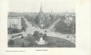 Washington DC Thomas Circle Printed by the Blind at the C.P.I. United States 