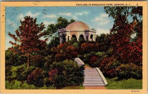 Postcard PARK SCENE Newark New Jersey NJ AN8797