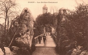 Vintage Postcard 1910's Lea Buttes-Chaumont Paris France FR