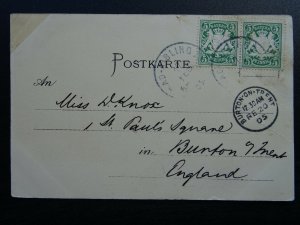 Austria INNSBRUCK OLD MAN MOUNTAIN Nordkette Range c1905 Postcard V. Jos Seiling