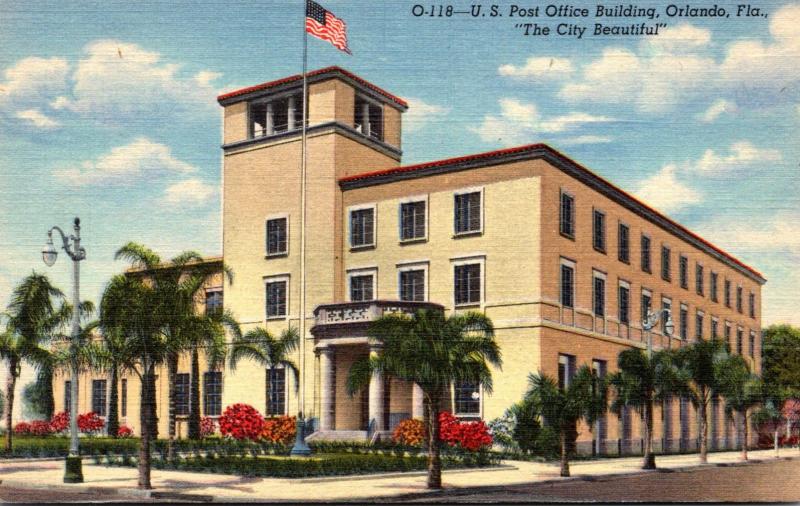 Florida Orlando Post Office Building Curteich