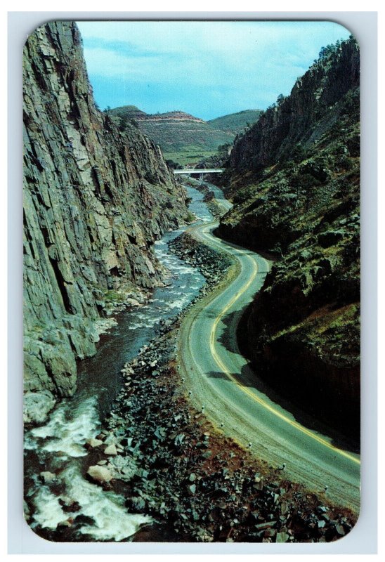 Vintage Big Thompson Canyon, Colorodo. Postcard P71E