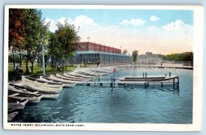 White Bear Minnesota Postcard Water Front Wildwood Exterior 1920 Vintage Antique