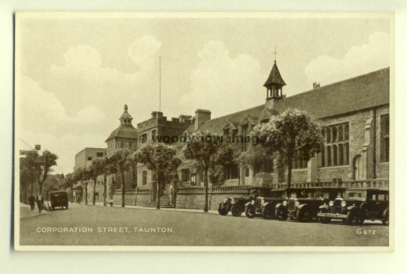 tp5951 - Somerset - Corporation Street by Institute, in Taunton - Postcard