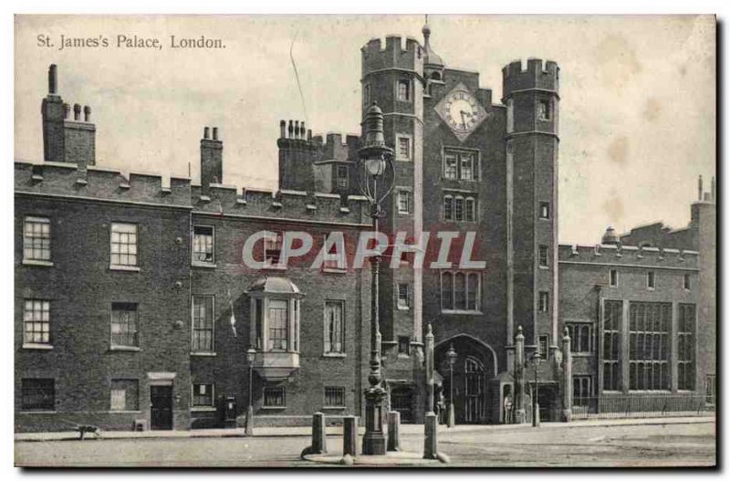 Postcard Old London St James Palace & # 39s