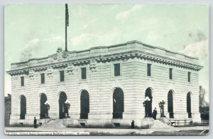 Laramie Wyoming~United States Federal Court House & Post Office~c1910 Haffner PC 