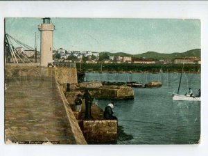 3058697 FRANCE Lighthouse in Cannes Vintage Russia RPPC