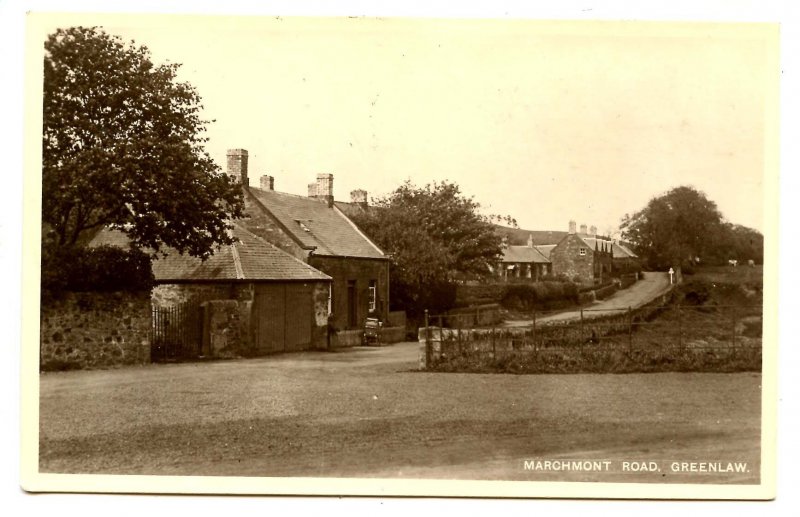 UK - Scotland, Greenlaw. Marchmont Road   *RPPC