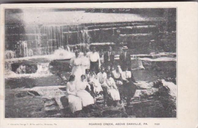 Pennsylvania Family Scene At Roaring Creek Above Danville 1906