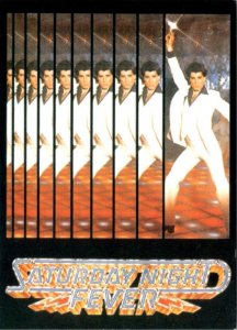 Movie Saturday Night Fever JOHN TRAVOLTA  White Suit~Disco Dance  4X6 Postcard