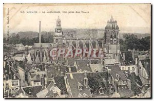 Old Postcard Gisors La Cathedrale shooting Tours