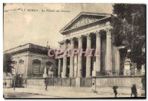 Postcard Old Nimes The Courthouse