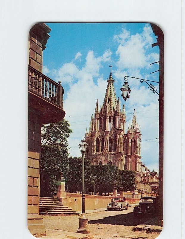 Postcard Parochial Church, San Miguel De Allende, Mexico