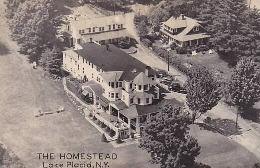 New York Lake Placid The Homestead Real Photo RPPC