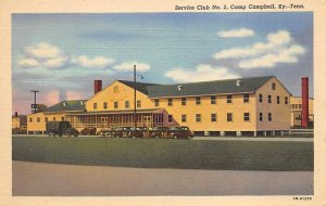 Service Club No 2 Camp Campbel, KY , Tennessee, USA Military Camps Unused 