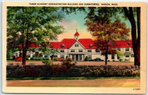 M-63220 Tabor Academy Administration Building And Dormitories Marion Massachu...