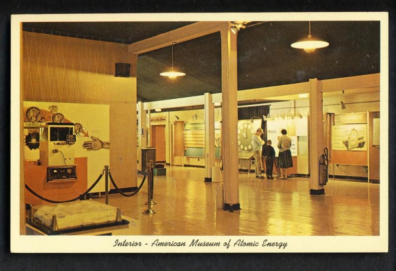 Oak Ridge, Tennessee/TN Postcard, Atomic Energy Museum