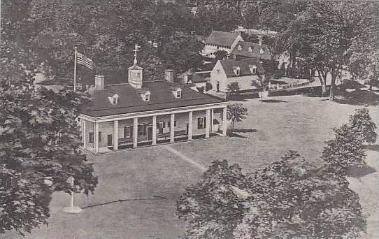 Virginia Mount Vernon Aero View Of Home Of George Washington Albertype