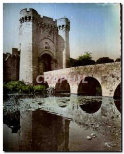 Postcard Old St Jacques Parthenay Door