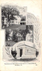 Strafford Vermont Residence and Mausoleum Senator Morrill Cemetery PC AA83150